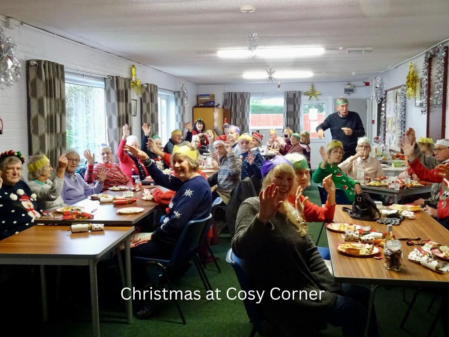 A photograph of the Cosy Corner Group Christmas Party 2023