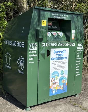 photo of a clothes bank